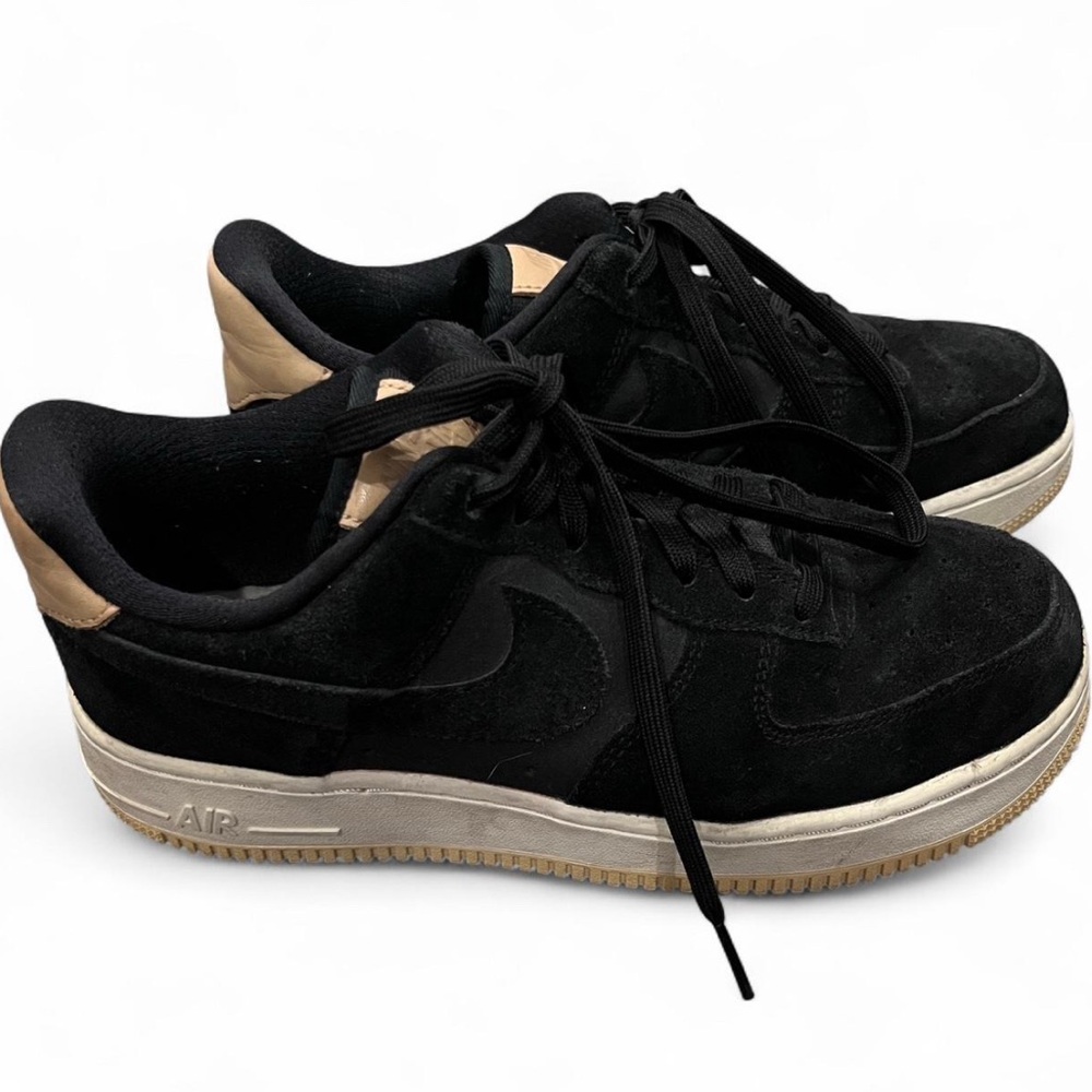 Nike Black and Cream Sneakers